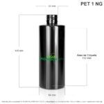 Envase X 250 ML Cilíndrico Negro - Image 2