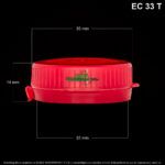 Tapa # 33 ML Roja Snap