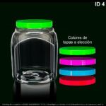 Bombonera X 3.500 ML Cuadrada Tapa Surtida