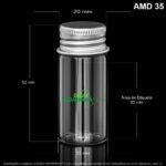 Tubo X 10 ML Tapa Metálica - Image 2