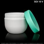 Pote X 300 ML Aloha Blanco Con Tapa Verde