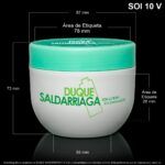 Pote X 300 ML Aloha Blanco Con Tapa Verde