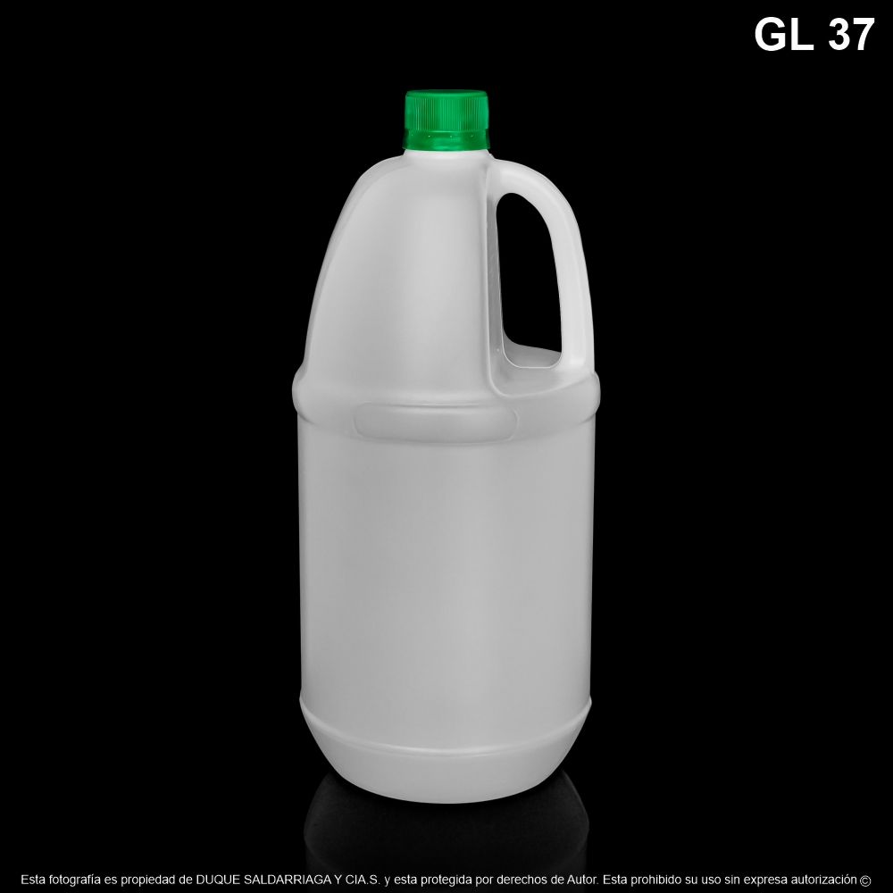 Garrafa X 2000 ML Cilíndrico Natural 86 Gramos