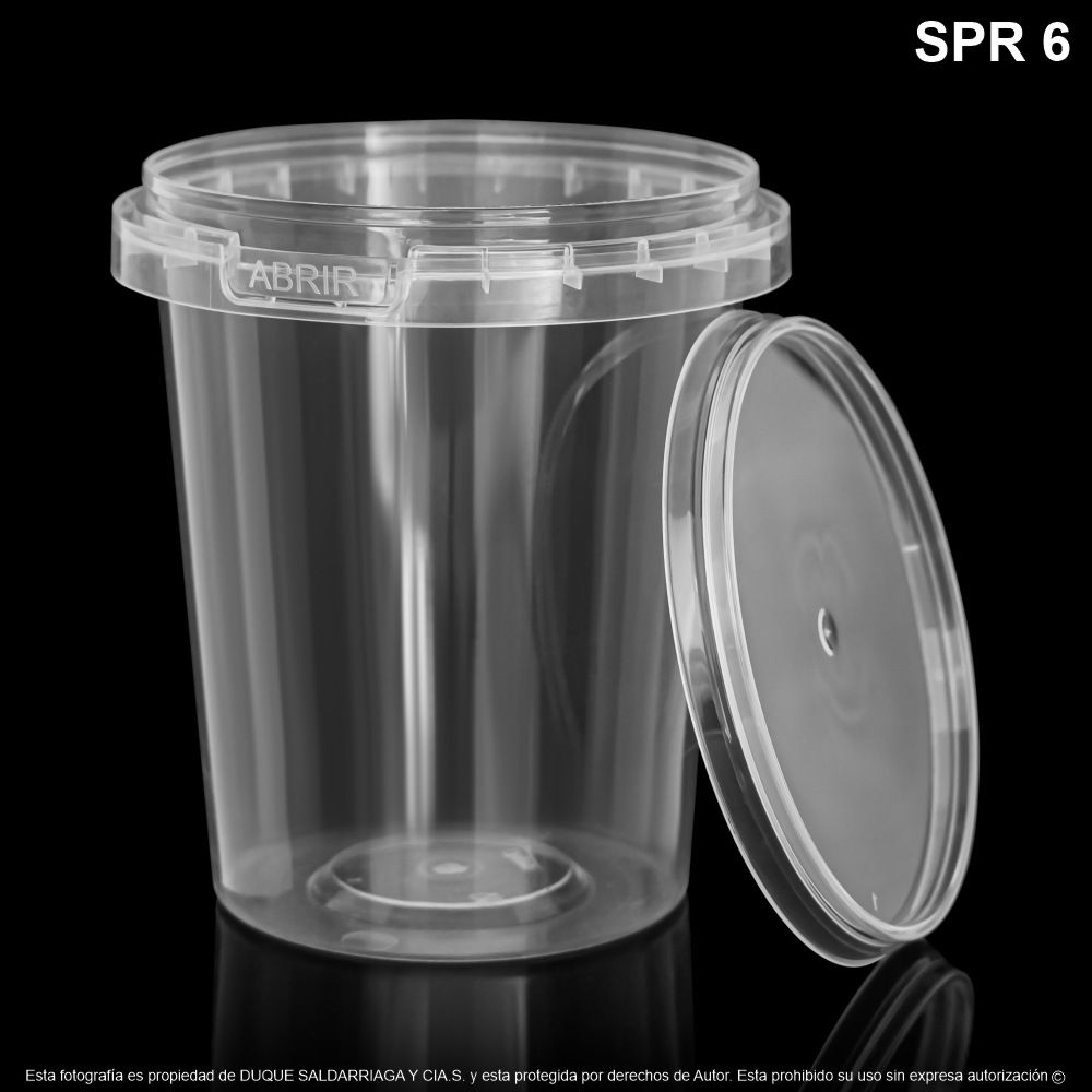 Envase X 500 ML Alto Traslucido