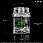 Bombonera X 4000 ML Cuadrado Pet