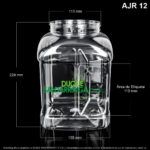 Bombonera X 4000 ML Cuadrado Pet