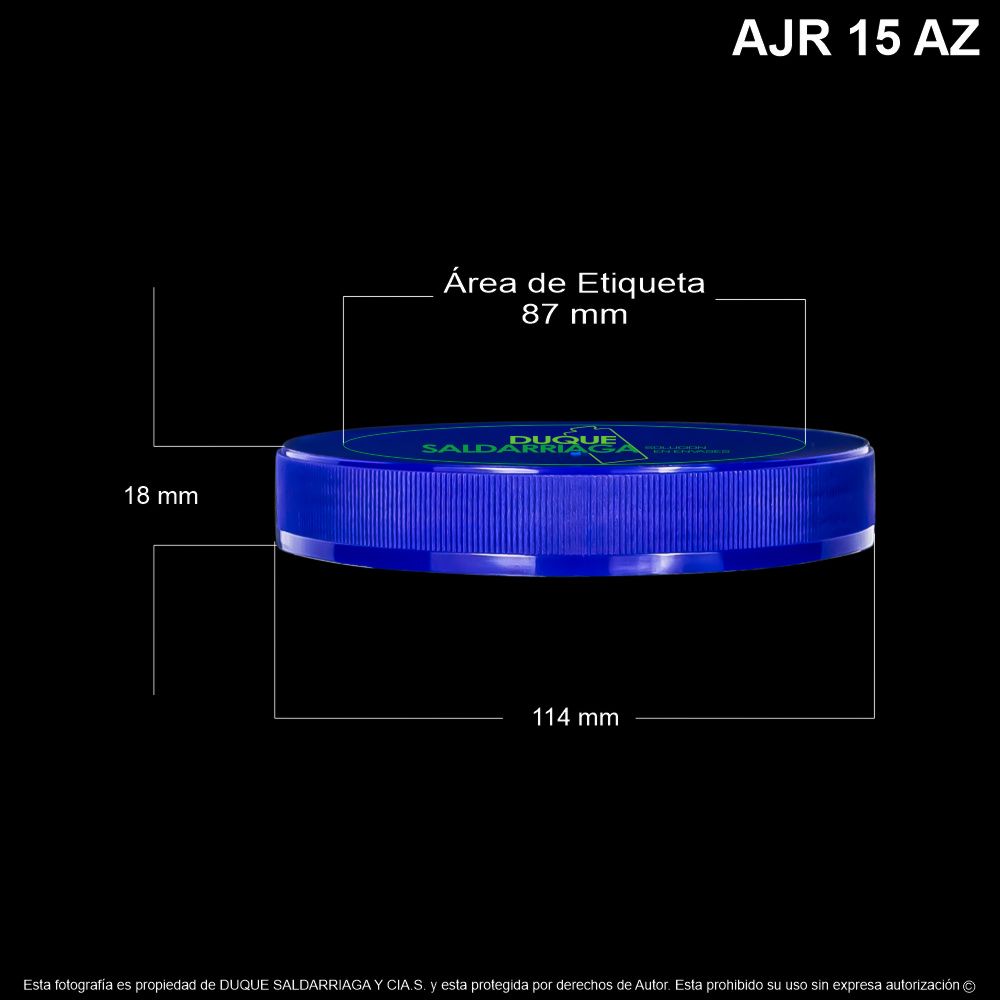 Tapa # 110 Azul Para Bombonera