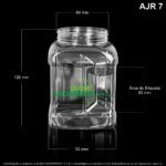 Bombonera X 750 ML Cuadrado Pet - Image 2