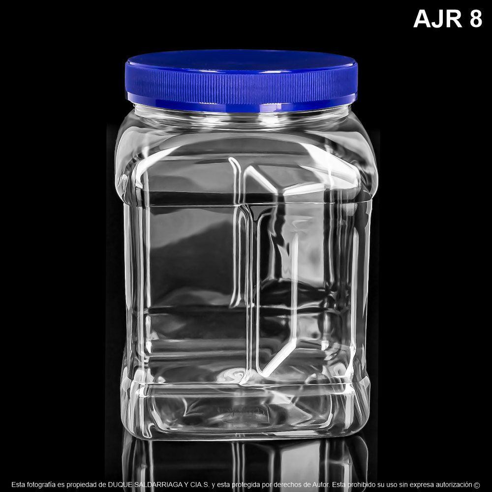 Bombonera X 1000 ML Cuadrado Pet