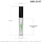 Envase X 10 ML Delineador Transparente Tapa Negra