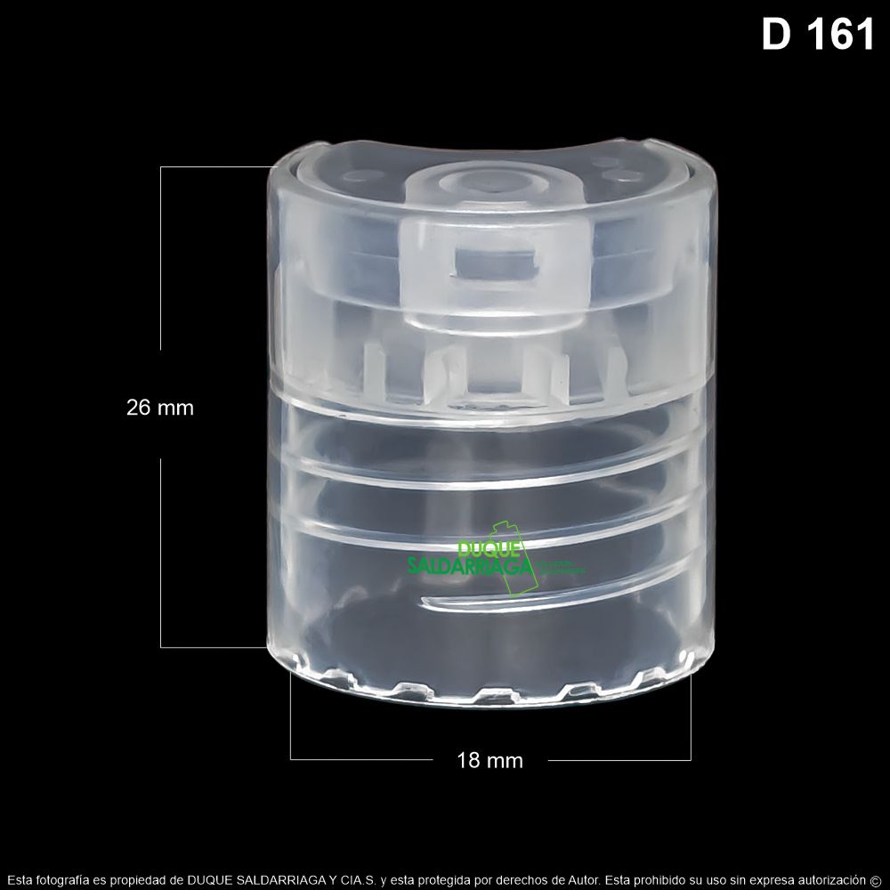Tapa # 20 Disc Top Transparente