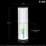 Envase X 20 ML Airless Cilíndrico Blanco Total