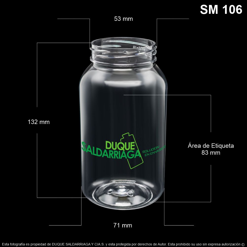 Envase X 400 ML Cilíndrico Pet 3 Entradas