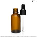 Gotero X 30 ML Ámbar Con Gotero