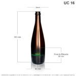 Envase X 750 ML Ámbar - Image 2