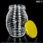 Envase X 370 ML Miel Con Tapa Dorada