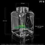 Bombonera X 4.000  ML Cuadrado Pet - Image 2