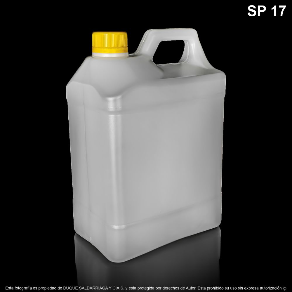 Garrafa X 4000 ML Cuadrada Original Natural