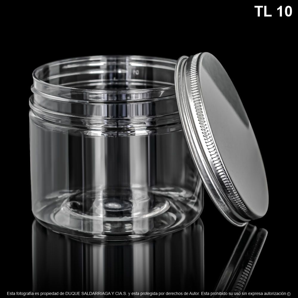 Pote X 300 ML Pet Tapa Metálica