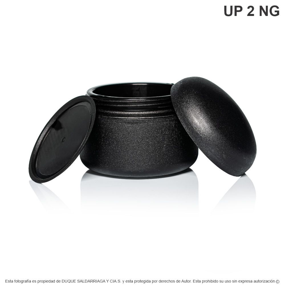 Pote Cosmético X 120 Gramos Negro